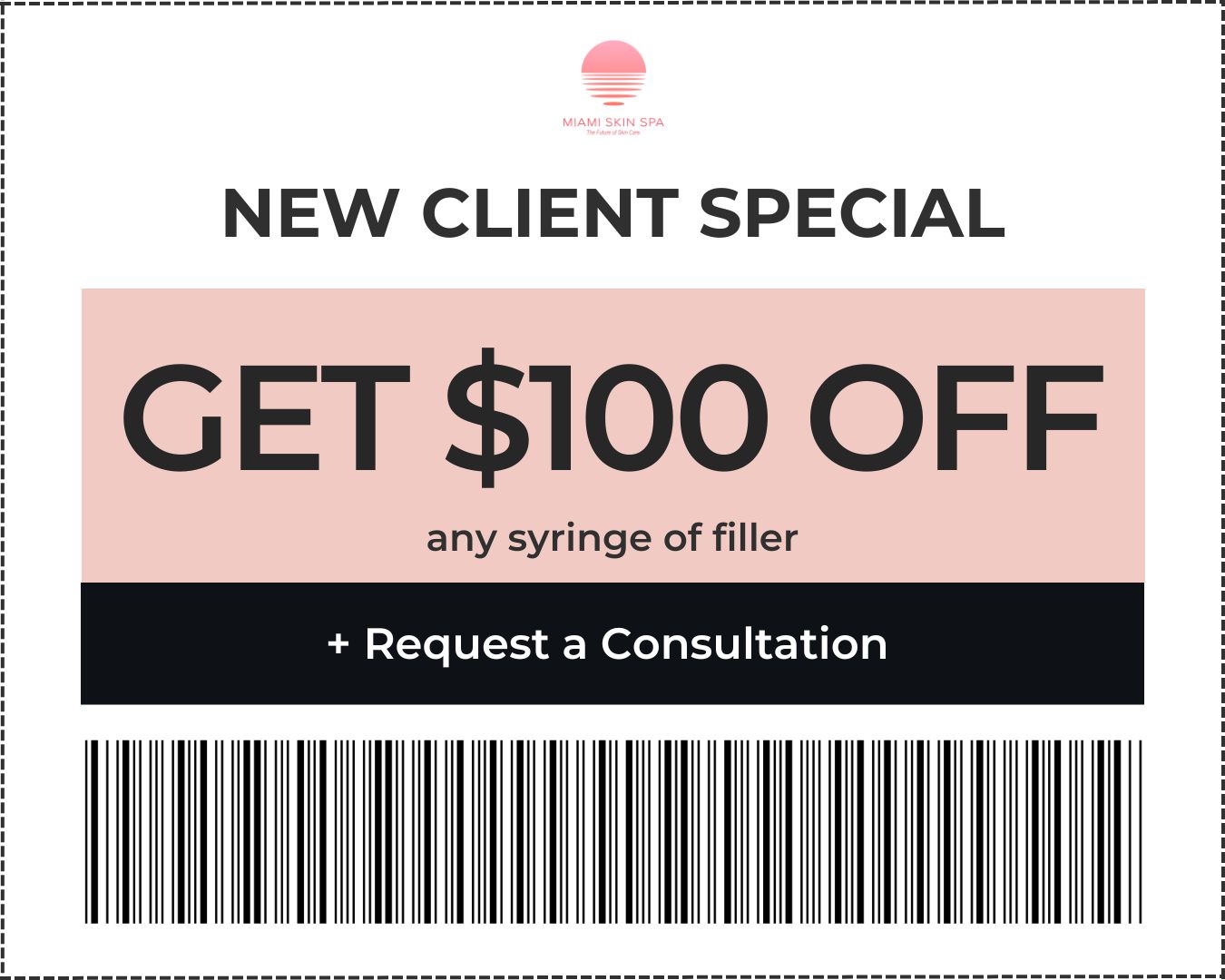 Dermal filler offer at Miami Skin Spa Brickell — $100 off consultation special