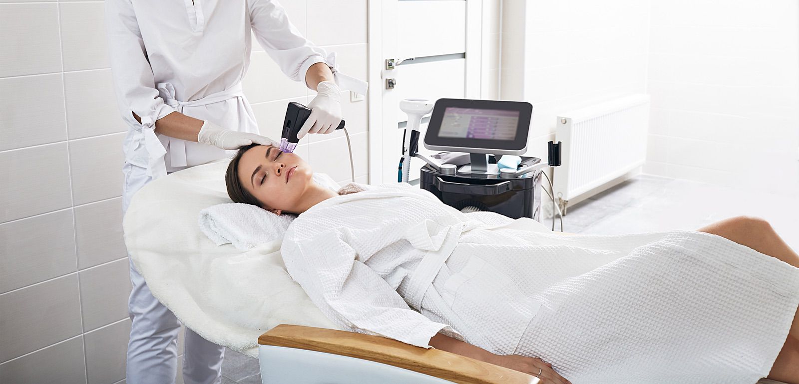 Skin consultation at Miami Skin Spa Brickell — treatment planning includes RF microneedling recommendations